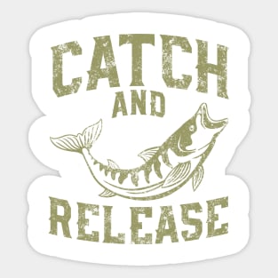 Catch And Release Fishing Sticker